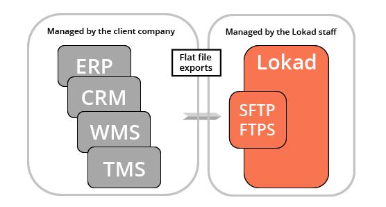 Figure demonstrating the preferred file types to be transferred to Lokad.