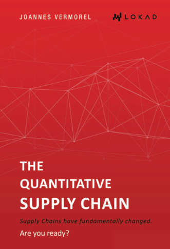 The cover the book: The Quantitative Supply Chain, by Joannes Vermorel, Lokad